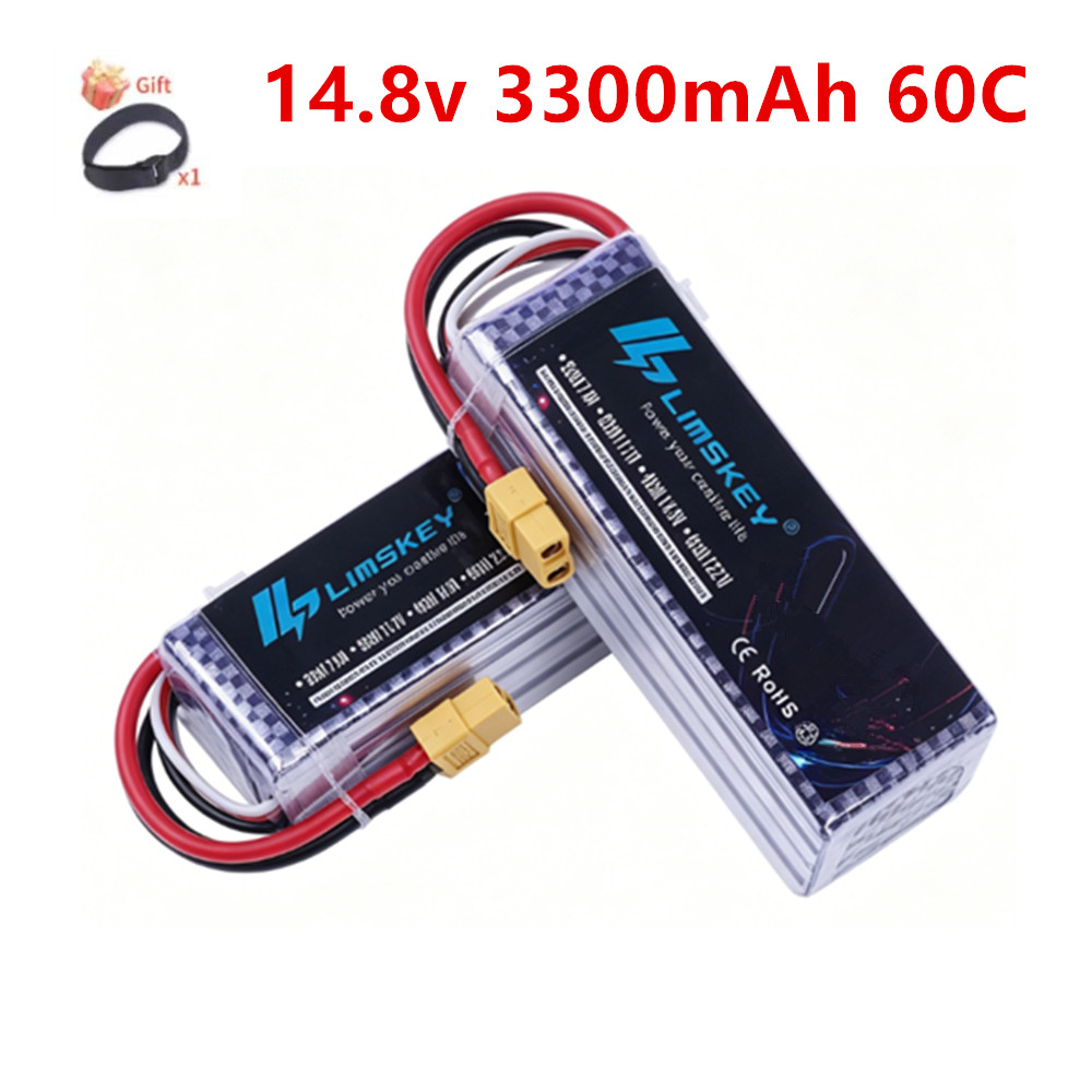 Drone Battery Lipo - Batteria LiPo 4S 14.8V 3300mAh 60C/80C