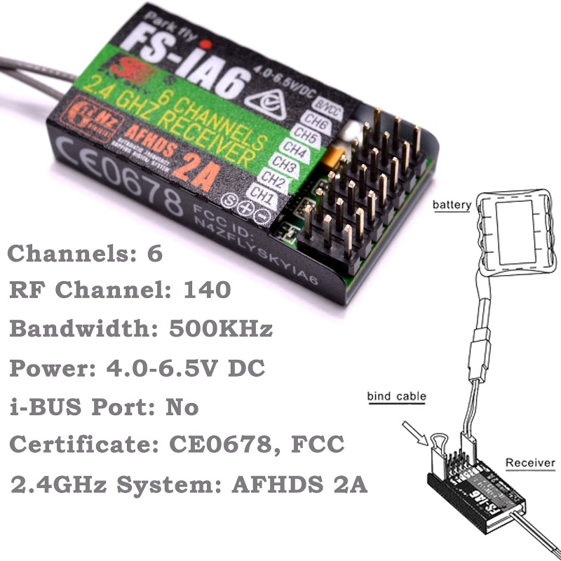 Ricevitore Flysky FS-IA6 6CH d - Drone Battery Plate recensione e prezzo