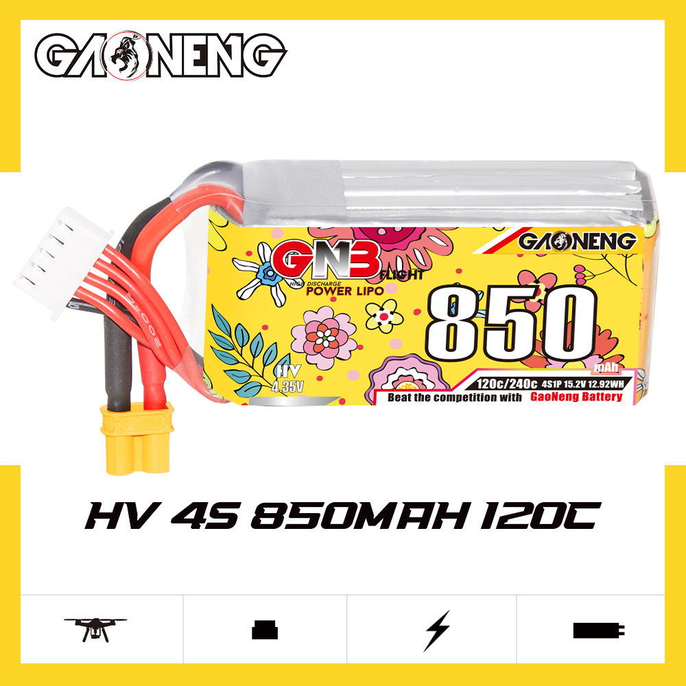 Batteria Lipo GNB 4S 15.2V 850 - Drone Battery 4S recensione e prezzo