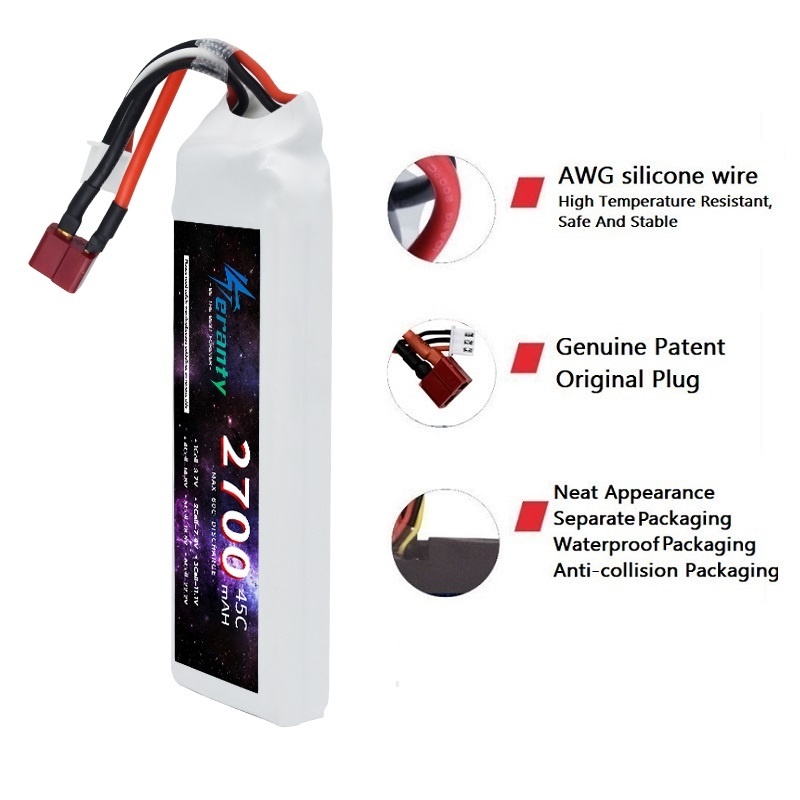 1/3PCS 2S 7.4V Lipo Batteria 2 - Drone Battery Lipo recensione e prezzo