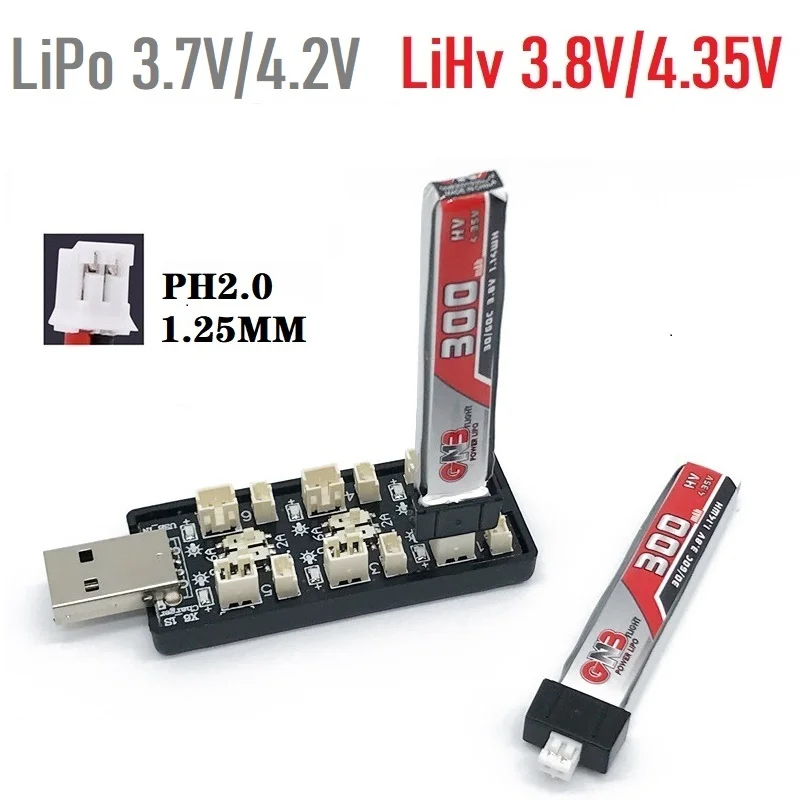6CH USB 1S LiPo/LiHv 3.7V/4.2V - Drone Battery Plate recensione e prezzo