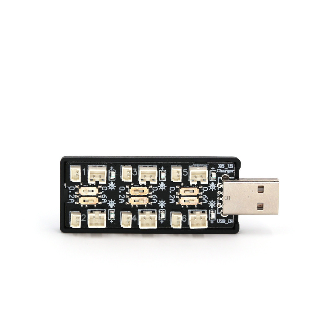 6CH USB 1S LiPo/LiHv 3.7V/4.2V - Drone Battery Plate recensione e prezzo